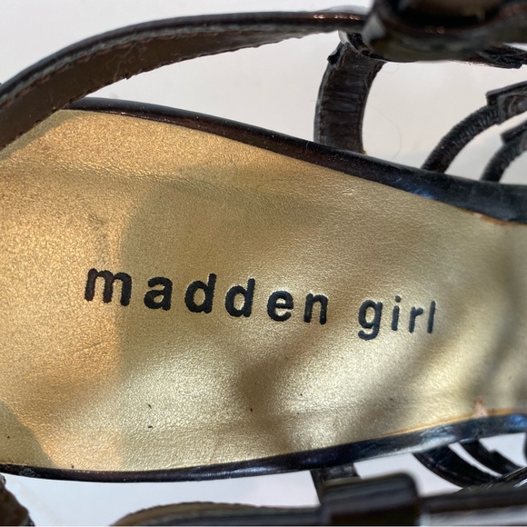 Madden Girl Strap heel bronze size 9 - Picture 4 of 5